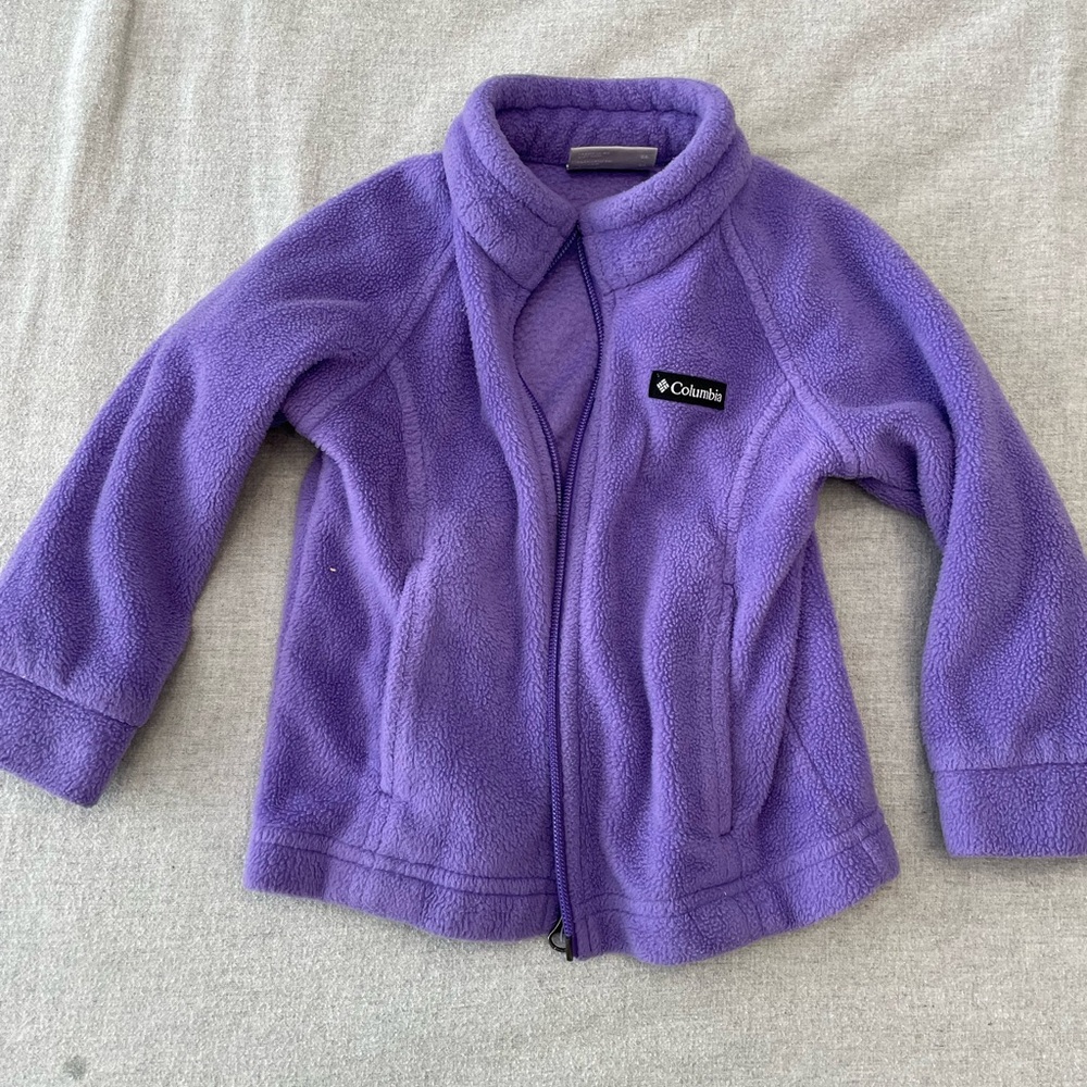 Columbia Kids Cozy Purple Fleece Jacket